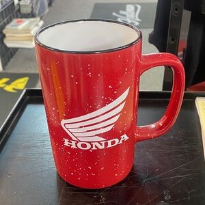 Honda Wing Red Ceramic Coffee Tea Mug Cup